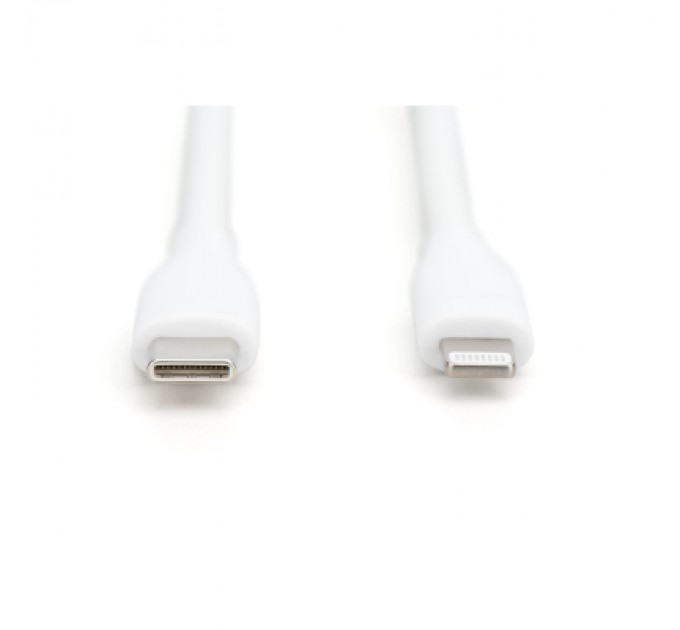 Assmann Дата кабель USB-C to Lightning 1.0m USB 2.0 60W silicone white Digitus (AK-600110-010-W)