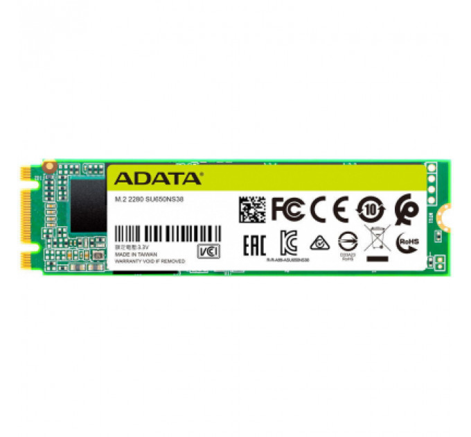 Накопичувач SSD M.2 2280 1TB ADATA (ASU650NS38-1TT-C)