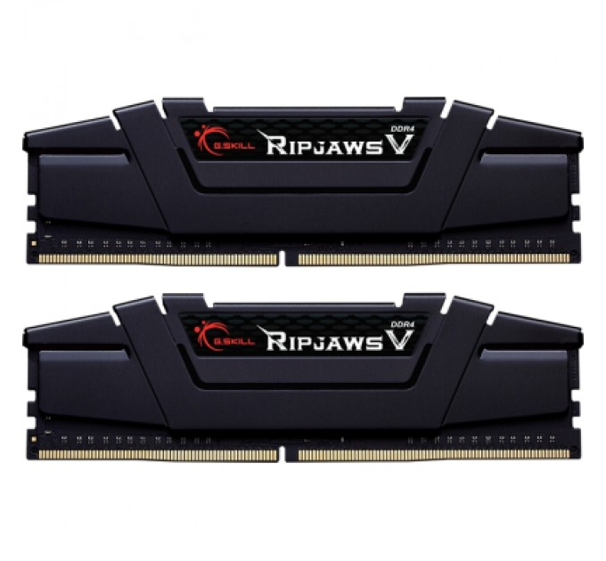 G.Skill Модуль пам'яті для комп'ютера DDR4 32GB (2x16GB) 3600 MHz Ripjaws V G.Skill (F4-3600C18D-32GVK)