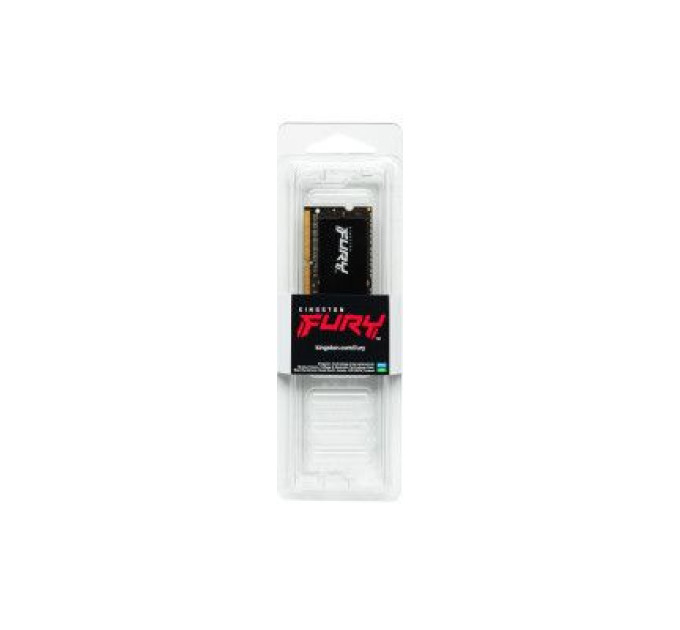 Kingston Fury (ex.HyperX) Модуль пам'яті для ноутбука SoDIMM DDR4 8GB 3200 MHz Fury Impact Kingston Fury (ex.HyperX) (KF432S20IB/8)