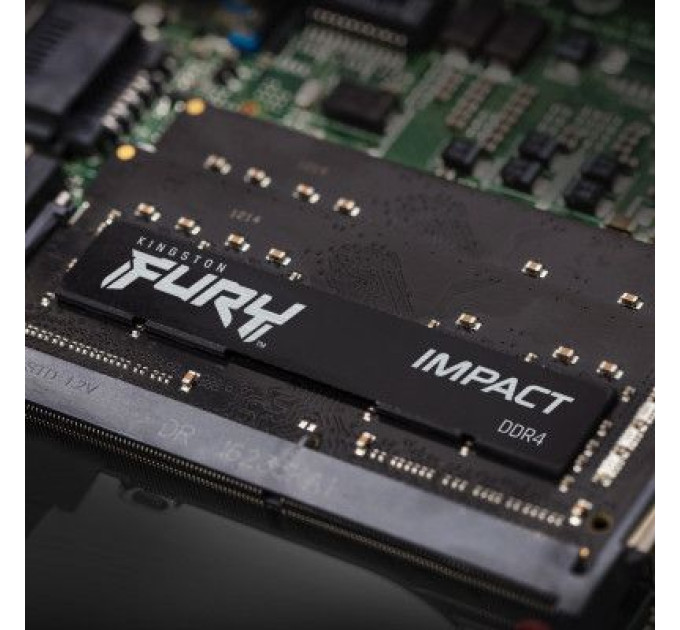 Kingston Fury (ex.HyperX) Модуль пам'яті для ноутбука SoDIMM DDR4 16GB (2x8GB) 3200 MHz Fury Impact Kingston Fury (ex.HyperX) (KF432S20IBK2/16)