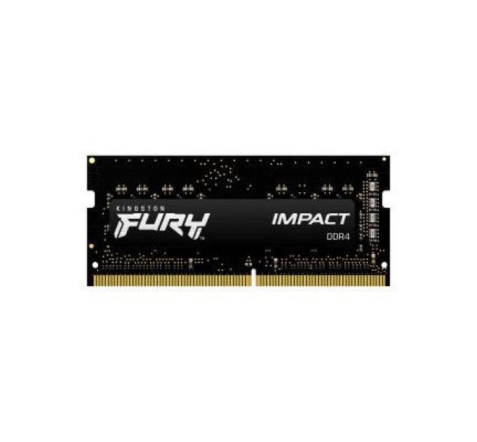 Kingston Fury (ex.HyperX) Модуль пам'яті для ноутбука SoDIMM DDR4 16GB (2x8GB) 3200 MHz Fury Impact Kingston Fury (ex.HyperX) (KF432S20IBK2/16)