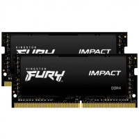 Модуль пам'яті для ноутбука SoDIMM DDR4 64GB (2x32GB) 3200 MHz Fury Impact Kingston Fury (ex.HyperX) (KF432S20IBK2/64)