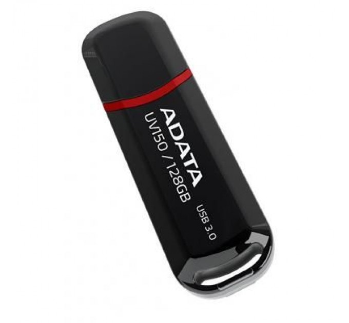 USB флеш накопичувач ADATA 128GB UV150 Black USB 3.0 (AUV150-128G-RBK)