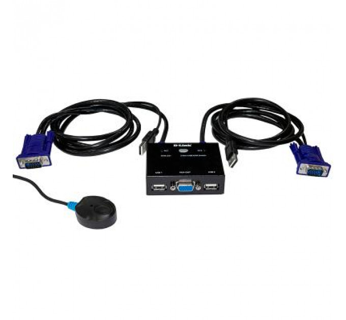 Комутатор KVM D-Link KVM-221