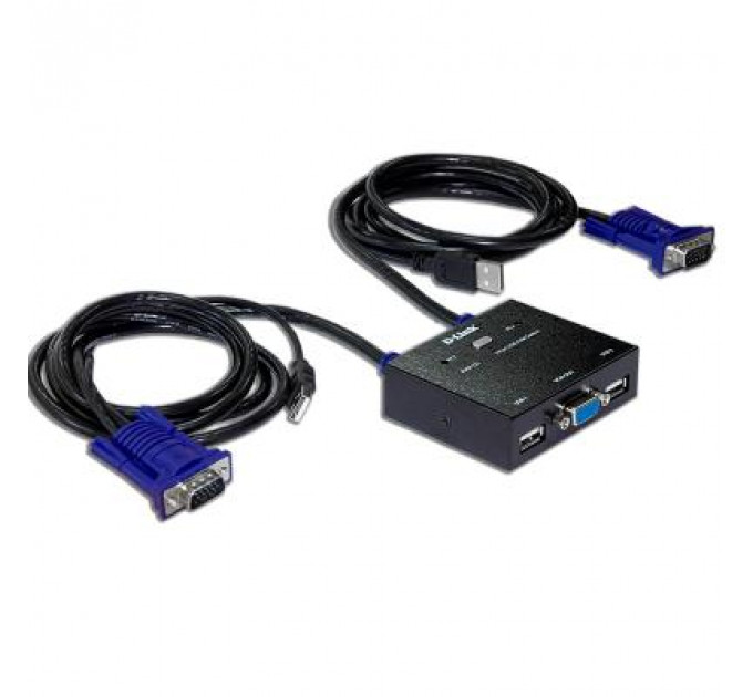 Комутатор KVM D-Link KVM-221
