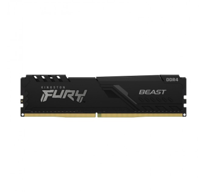 Kingston Fury (ex.HyperX) Модуль пам'яті для комп'ютера DDR4 16GB (2x8GB) 3200 MHz Fury Beast Black Kingston Fury (ex.HyperX) (KF432C16BBK2/16)