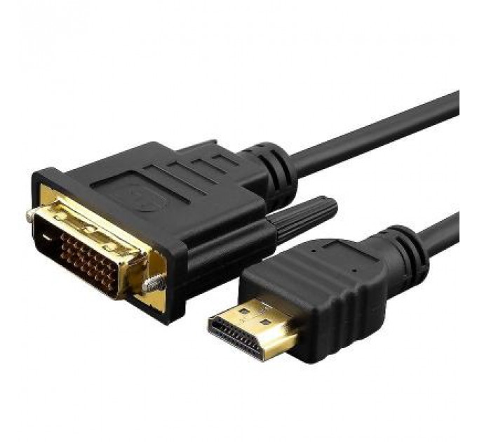 Кабель мультимедійний HDMI to DVI 24+1 1.8m Patron (CAB-PN-DVI-HDMI-18F)
