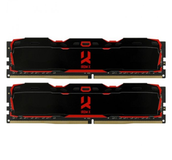 Goodram Модуль пам'яті для комп'ютера DDR4 32GB (2x16GB) 3200 MHz IRDM Black Goodram (IR-X3200D464L16A/32GDC)