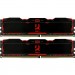 Goodram Модуль пам'яті для комп'ютера DDR4 32GB (2x16GB) 3200 MHz IRDM Black Goodram (IR-X3200D464L16A/32GDC)