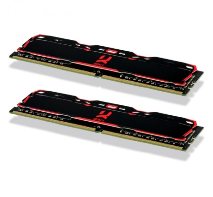Goodram Модуль пам'яті для комп'ютера DDR4 32GB (2x16GB) 3200 MHz IRDM Black Goodram (IR-X3200D464L16A/32GDC)