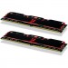 Goodram Модуль пам'яті для комп'ютера DDR4 32GB (2x16GB) 3200 MHz IRDM Black Goodram (IR-X3200D464L16A/32GDC)