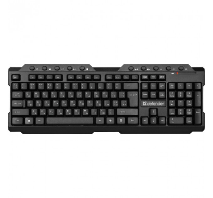 Клавіатура Defender Element HB-195 Wireless UKR Black (45189)