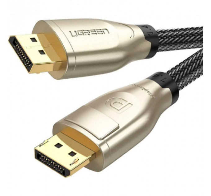Кабель мультимедійний DisplayPort 2.0m V1.4 8K Zinc Alloy Shell DP112 Ugreen (60843)