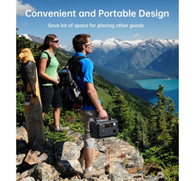 Зарядна станція Choetech BS004-EU-BK, 500W (BS004-EU-BK)