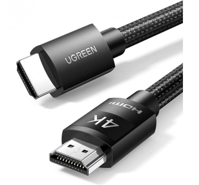 Кабель мультимедійний HDMI to HDMI 1.0m V2.0 Cafule 4K HD119 Ugreen (30999)