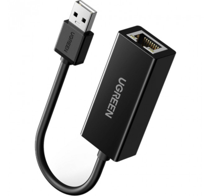 Перехідник USB 2.0 to Ethernet RJ45 10/100 Mb CR110 Ugreen (20254)