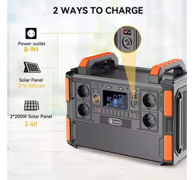 FlashFish Зарядна станція FlashFish F132, 1000W (F132)