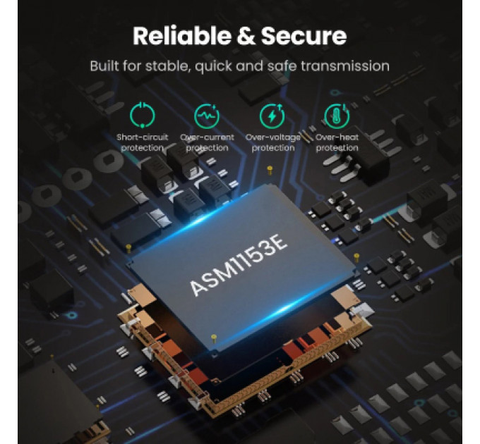 Перехідник USB 3.0 Type-А to SATA III (F) CM321 Ugreen (70609)