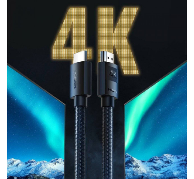 Кабель мультимедійний HDMI to HDMI 5.0m V2.0 HD119 Cafule Ugreen (40103)