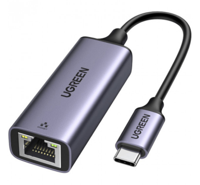 Перехідник USB 3.1 Type-C to Ethernet RJ45 1000 Mb CM199 Ugreen (50737)