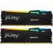 Kingston Fury (ex.HyperX) Модуль пам'яті для комп'ютера DDR5 16GB (2x8GB) 5200 MHz FURY Beast RGB Kingston Fury (ex.HyperX) (KF552C40BBAK2-16)