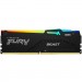 Kingston Fury (ex.HyperX) Модуль пам'яті для комп'ютера DDR5 16GB (2x8GB) 5200 MHz FURY Beast RGB Kingston Fury (ex.HyperX) (KF552C40BBAK2-16)