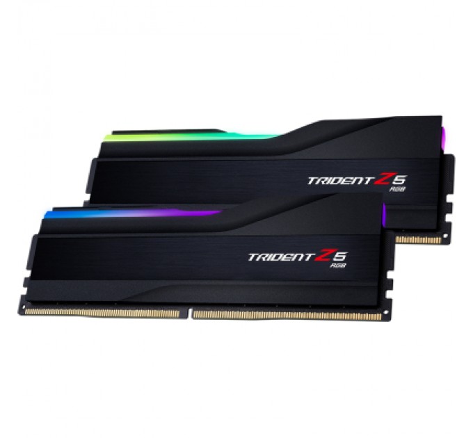 G.Skill Модуль пам'яті для комп'ютера DDR5 32GB (2x16GB) 6000 MHz Trident Z5 RGB Black G.Skill (F5-6000J3636F16GX2-TZ5RK)