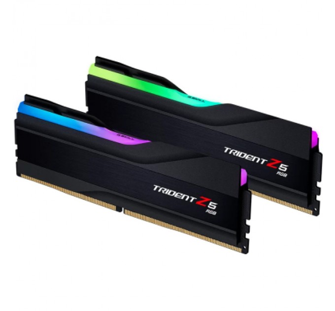 G.Skill Модуль пам'яті для комп'ютера DDR5 64GB (2x32GB) 6000 MHz Trident Z5 RGB G.Skill (F5-6000J3040G32GX2-TZ5RK)