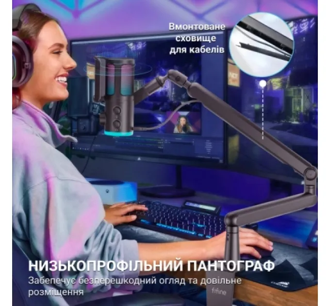 Мікрофон Fifine TAM6 Black (TAM6)