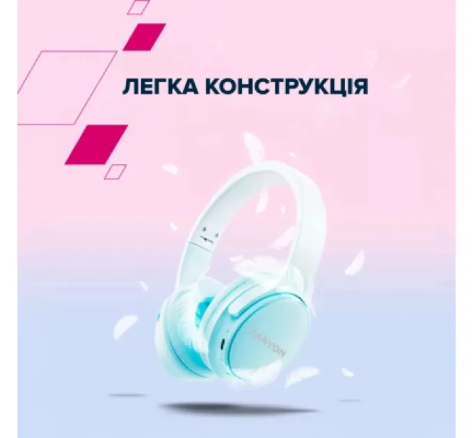 Навушники Canyon OnRiff 4 Bluetooth Blue (CNS-CBTHS4BL)