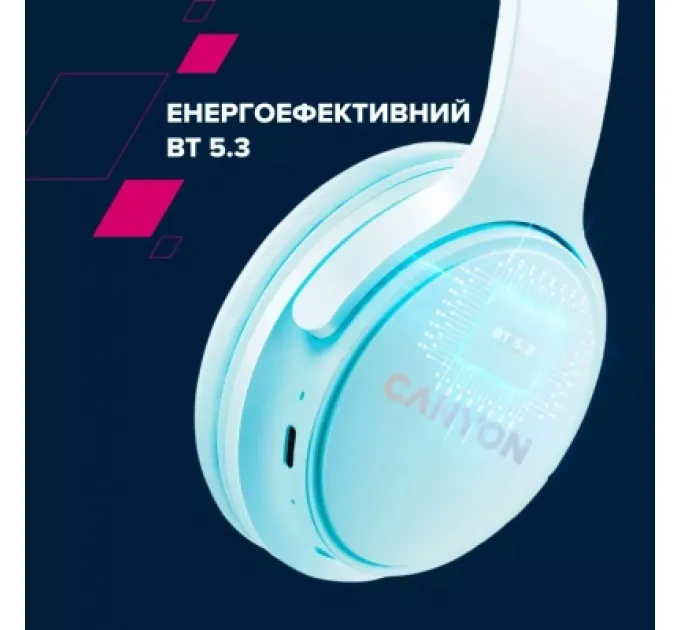 Навушники Canyon OnRiff 4 Bluetooth Pink (CNS-CBTHS4P)