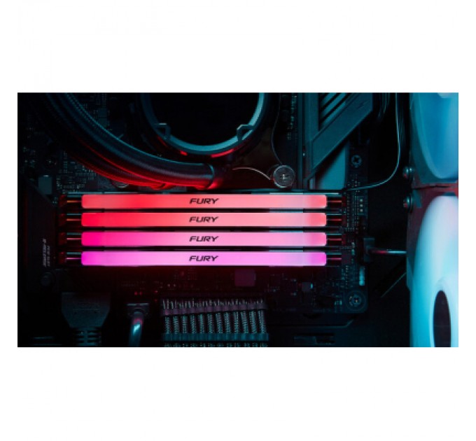 Kingston Fury (ex.HyperX) Модуль пам'яті для комп'ютера DDR5 96GB (2x48GB) 6400 MHz Renegade RGB XMP Kingston Fury (ex.HyperX) (KF564C32RSAK2-96)