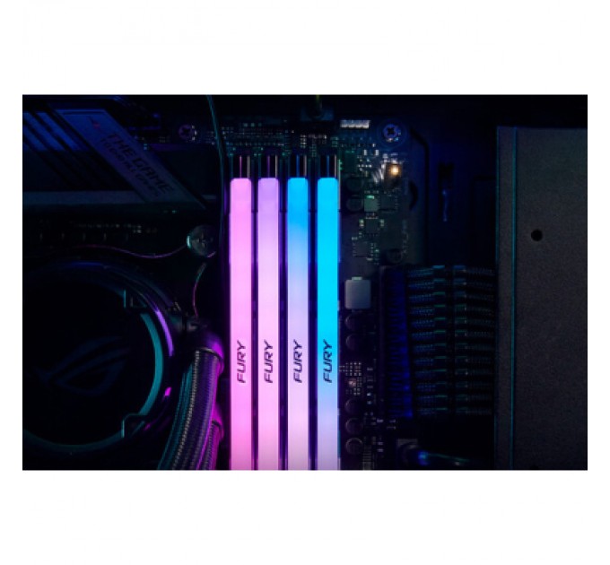 Kingston Fury (ex.HyperX) Модуль пам'яті для комп'ютера DDR5 96GB (2x48GB) 6400 MHz Renegade RGB XMP Kingston Fury (ex.HyperX) (KF564C32RSAK2-96)