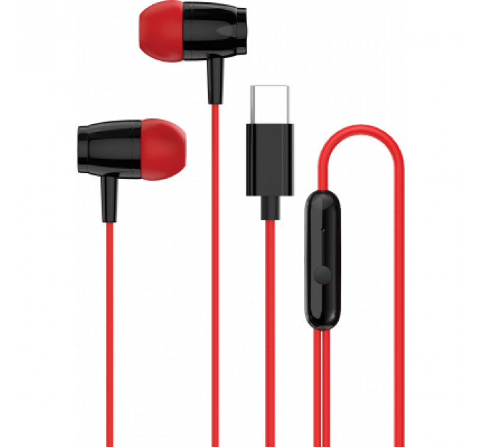Навушники Canyon SEP-5 Type-C Red (CNS-CEP5R)