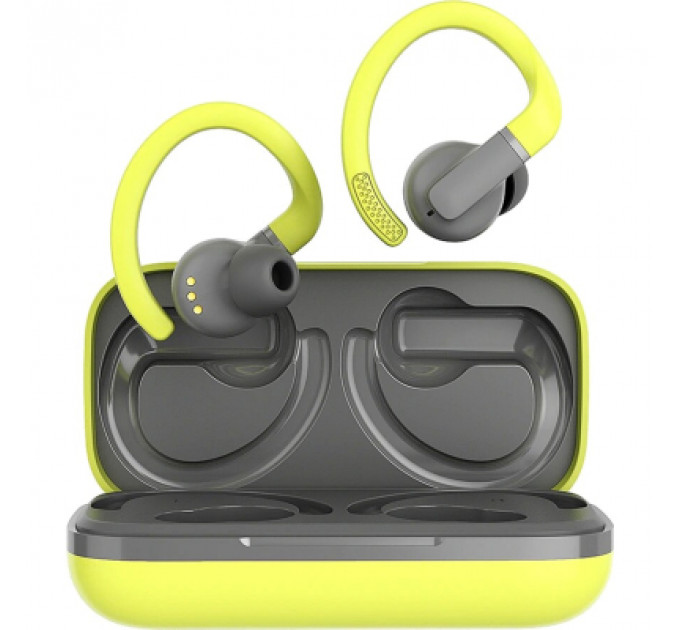 Навушники Canyon OnRun 11 Sport TWS Yellow/Grey (CNS-TWS11GR)