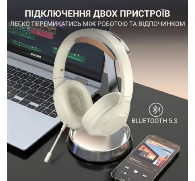 Навушники Fifine X3W Wireless White (X3W)