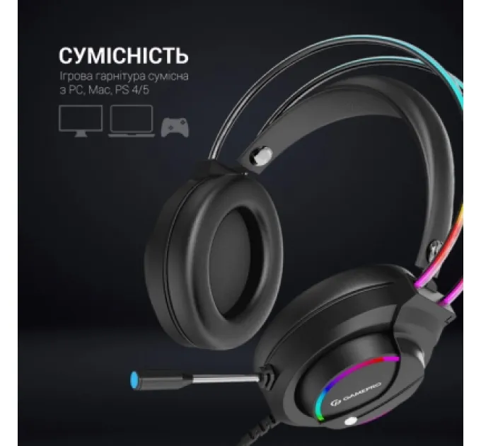 Навушники GamePro HS733 Black (HS733)