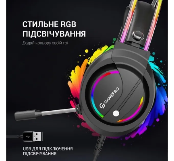 Навушники GamePro HS733 Black (HS733)