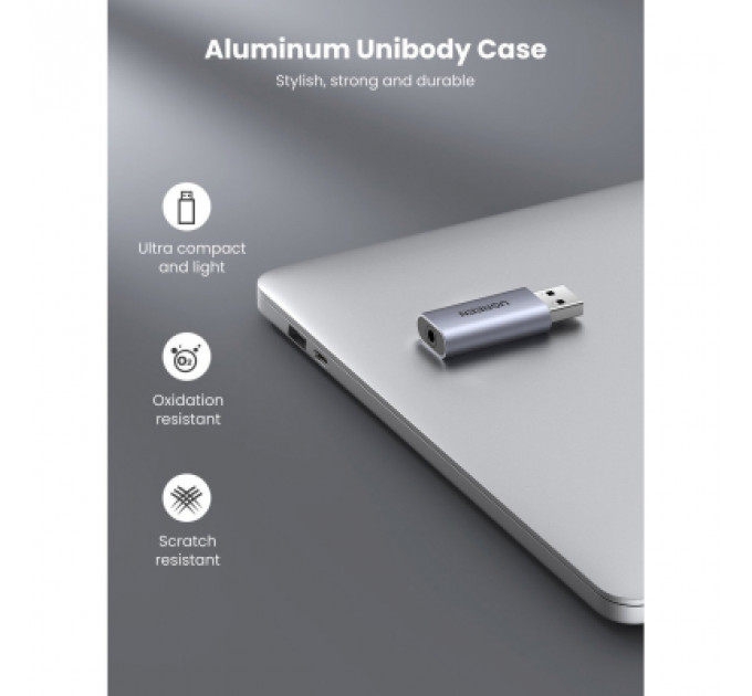Звукова плата Ugreen CM383 gray (80864)