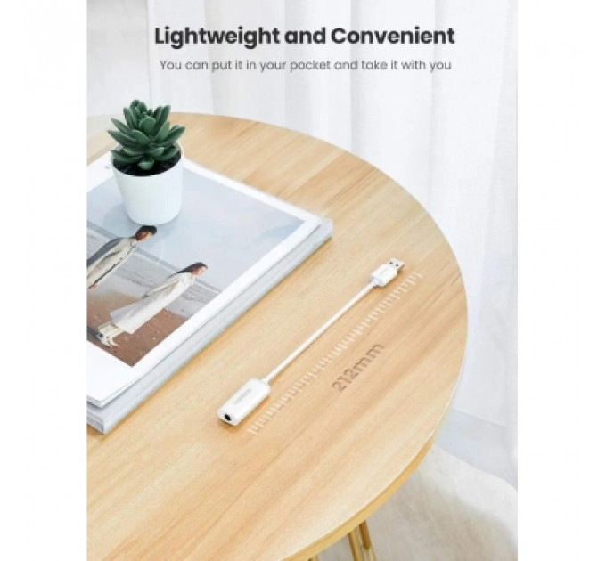 Звукова плата Ugreen US206 white (30712)