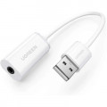 Звукова плата Ugreen US206 white (30712)