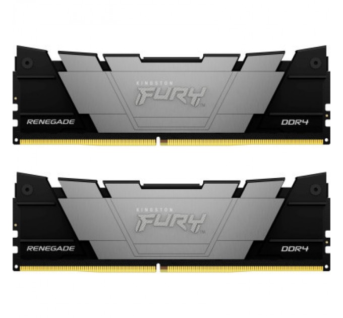 Kingston Fury (ex.HyperX) Модуль пам'яті для комп'ютера DDR4 16GB (2x8GB) 4266 MHz RenegadeBlack Kingston Fury (ex.HyperX) (KF442C19RB2K2/16)