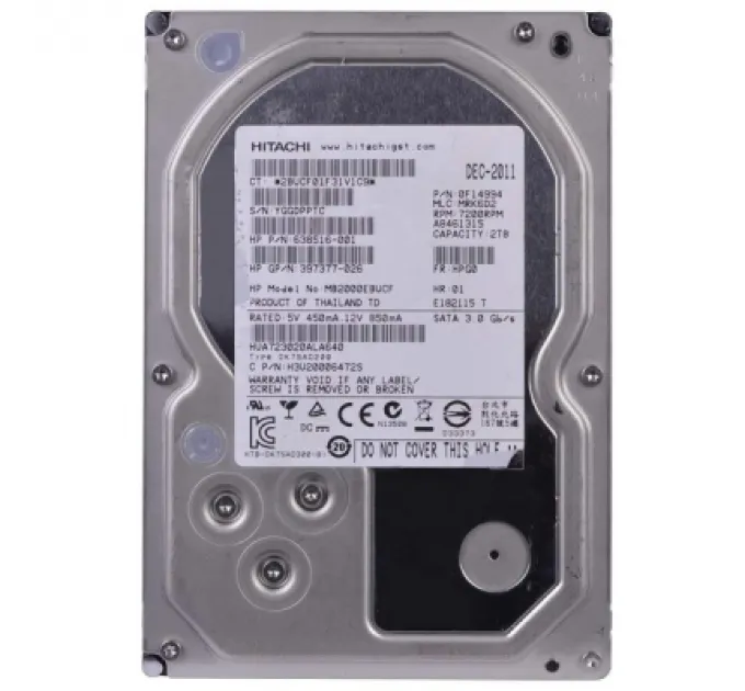 Жорсткий диск 3.5" 2TB WDC Hitachi HGST (# HUA723020ALA640 #)