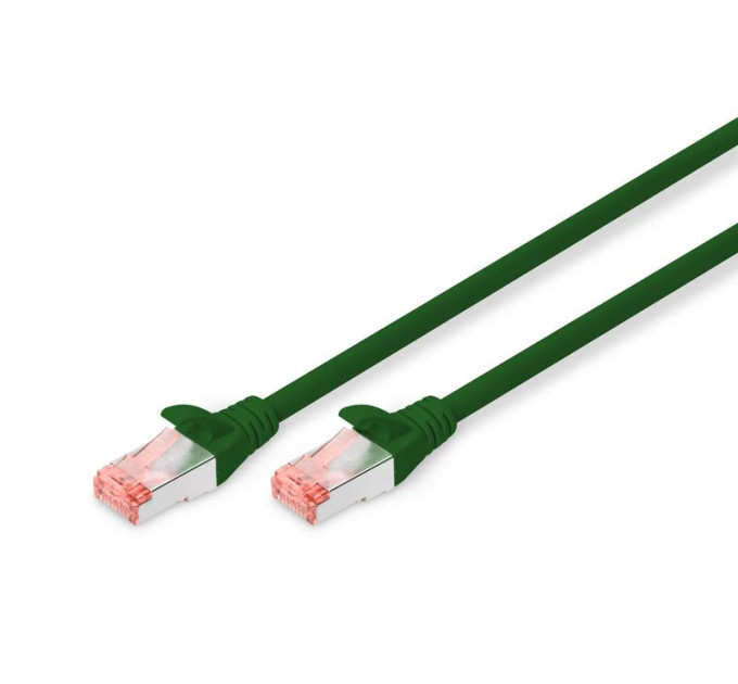 Digitus Патч-корд 3м, CAT 6 S-FTP, AWG 27/7, LSZH, green Digitus (DK-1644-030/G)