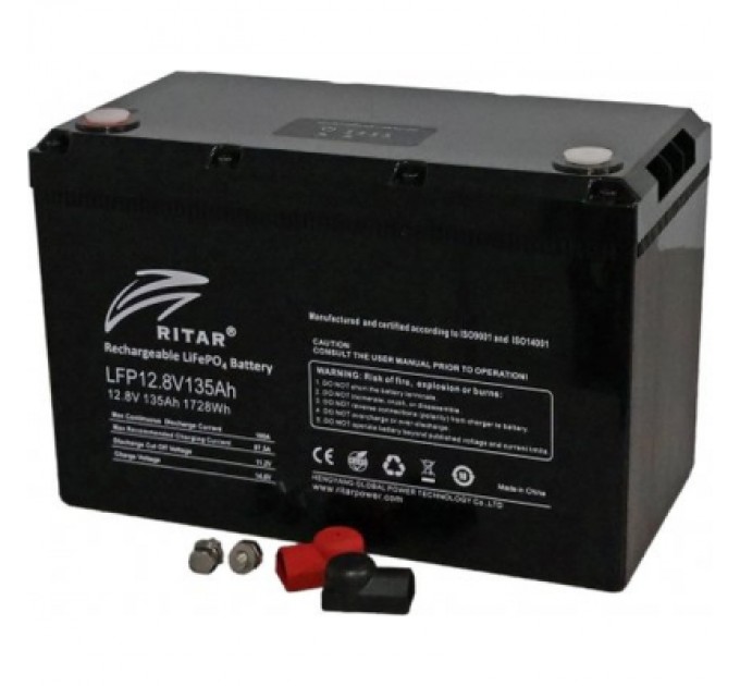 Ritar Батарея LiFePo4 Ritar 12V-135Ah (LFP12.8V135Ah G2)