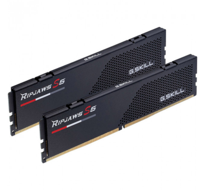 Модуль пам'яті для комп'ютера DDR5 48GB (2x24GB) 5200 MHz Ripjaws S5 Black G.Skill (F5-5200J4040A24GX2-RS5K)