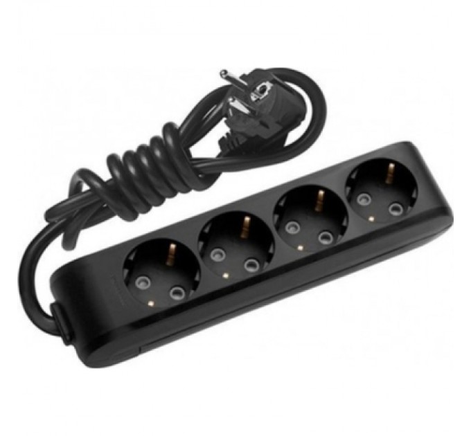 Panasonic Мережевий подовжувач Panasonic X-tendia із заземленням 4 розетки, 5м (WLTB04452BL-UA)