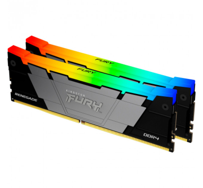 Модуль пам'яті для комп'ютера DDR4 16GB (2x8GB) 4600 MHz Renegade RGB Kingston Fury (ex.HyperX) (KF446C19RB2AK2/16)