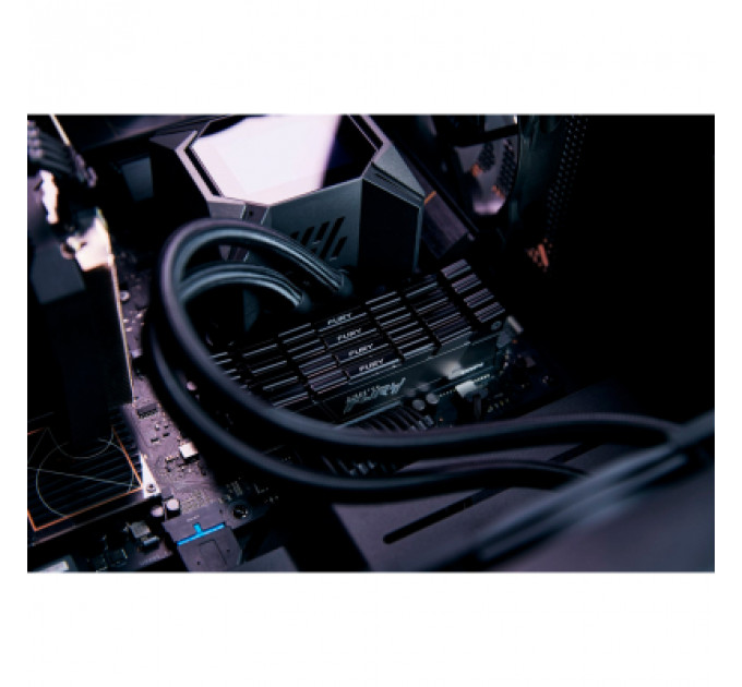 Модуль пам'яті для комп'ютера DDR4 16GB (2x8GB) 4800 MHz Renegade Black Kingston Fury (ex.HyperX) (KF448C19RB2K2/16)